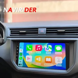 For Seat Ibiza Arona 2017 2019 2020 Wireless CarPlay Android AI Voice Car Radio 8GB+256GB GPS Navigation Multimedia Video Player