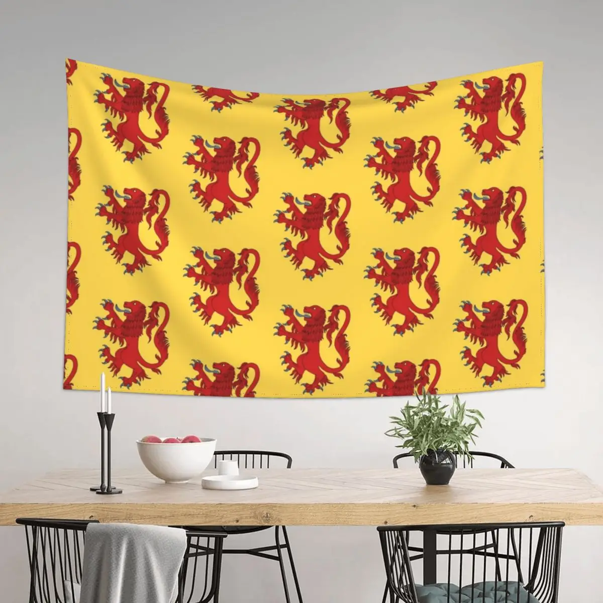 

Lion Rampant Gules Tapestry Wall Hanging Wall Room Decorations Aesthetics Room Decorations Room Decorating Aesthetic Tapestry