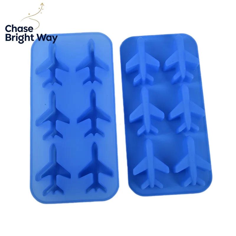 1PCS Silicone 3D Airplane-shaped Ice Ball Mold Maker Chocolate Cakes Decoratiion