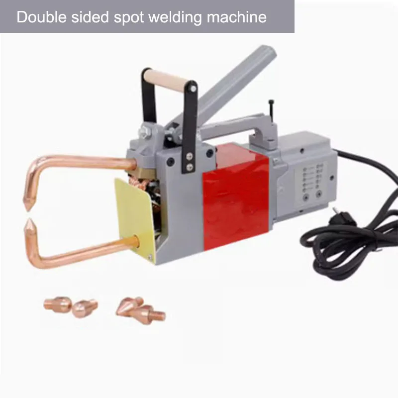 Resistance Spot Welding Machine 220V Welding Thickness 2.0+2.0mm Steel Plate Sheet Metal CE Portable Spot Welder