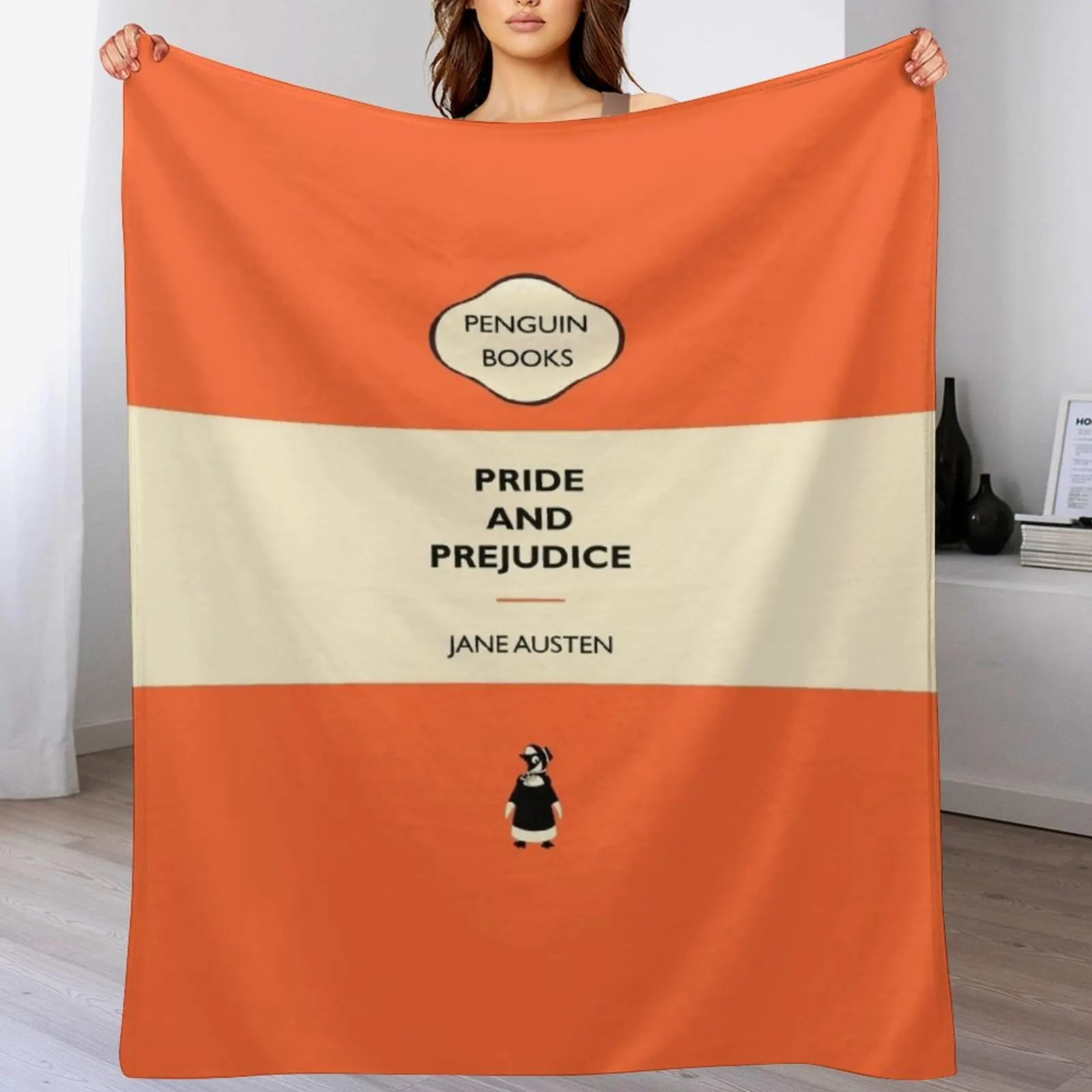 Penguin Books - Pride and Prejudice Throw Blanket Bed Fashionable funny gift Quilt Blankets