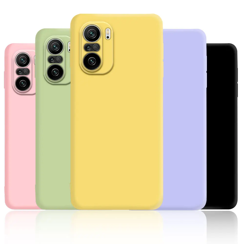 Original Soft Silicone Back Cover For Xiaomi Redmi Note 10 10s 11 11s 12s 12 Pro Case Poco F3 X3 X4 X5 Pro 5G Fundas