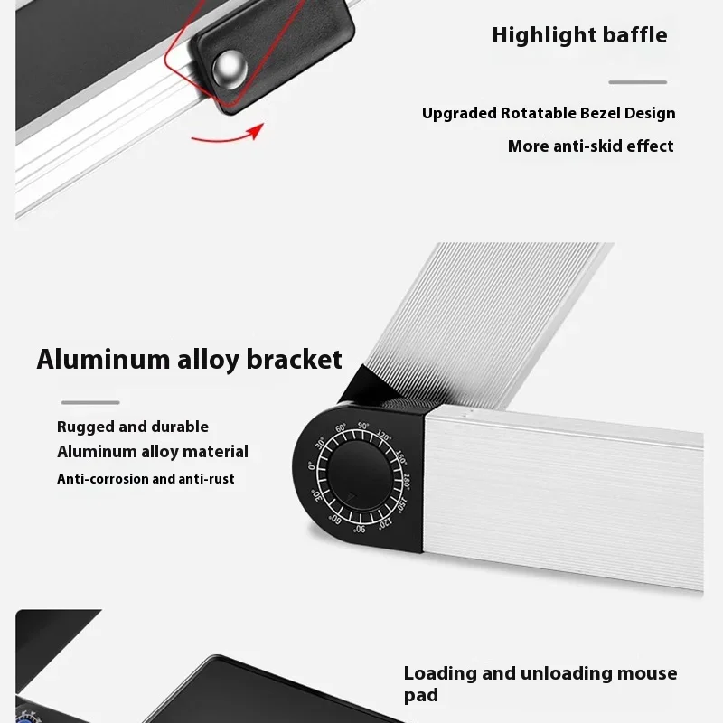 침대 옆 테이블 컴퓨터 사무실 아크릴 임원 책상 보조 책상 다기능 침실 자동 테이블 학습용 데스크탑 룸
