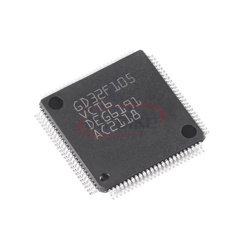 GD32F GD32F105 GD32F105VCT6 LQFP-100 M3 32 Bit Mikrocontroller Chip MCU IC Controller Chip