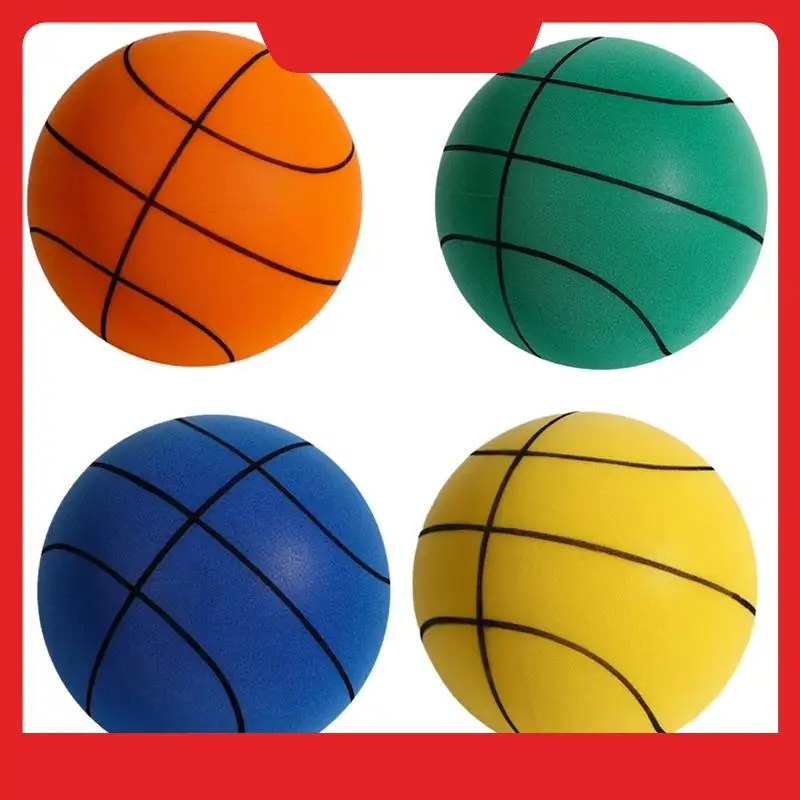 

A32HOT-Indoor Silent Balls, Children's Silent Pat Balls, Silent Balls [Suitable For 5-10 Years Old] With Net Bag