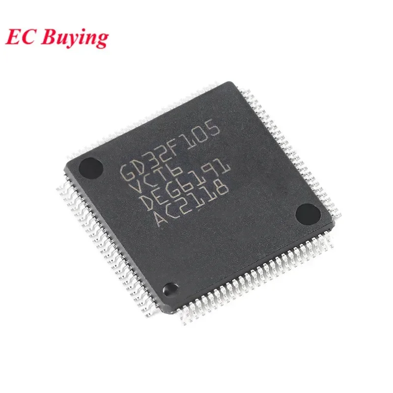 GD32F105VCT6 GD32F105 GD32 GD32F 105VCT6 F105VCT6 ARM LQFP-100 Cortex-M3 32-bit Mikrocontroller MCU IC Controller Chip Original