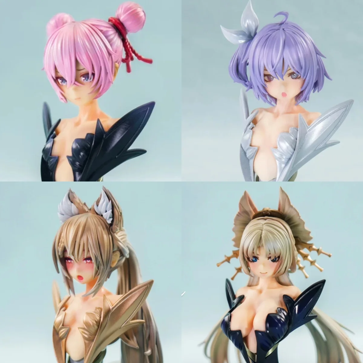 

【No Figure】1/12 Scale Mecha Girl Unpainted Multiple Styles Hairstyle Conversion Parts For 6inch Kotobukiya Action Figure Model