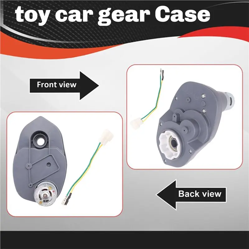 B05C-Children Electric Car FY-750 RS775 24V 25000RPM High Speed Gear Case,Children Electric Car Reducer Gear Case