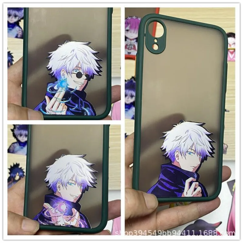 Jujutsu Kaisen Satoru Gojo Nanami Kento Inumaki Toge 3d Sticker Anime Peripheral Cute Cartoon Car Gradient Sticker Kawaii Cool