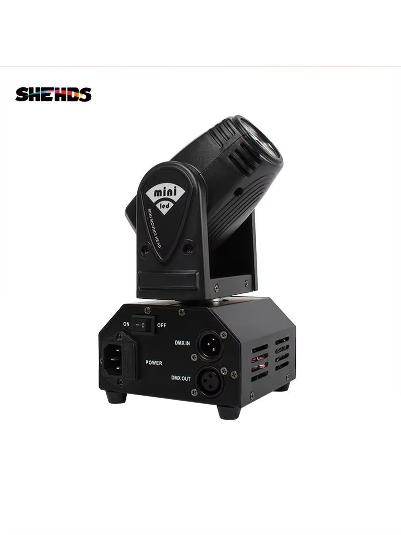 SHEHDS 4/6 Stück Mini 10W RGBW LED Spot Beam Moving Head Licht für Hochzeit Bar DJ Disco Party Hochzeitsshow Bühnenbeleuchtung