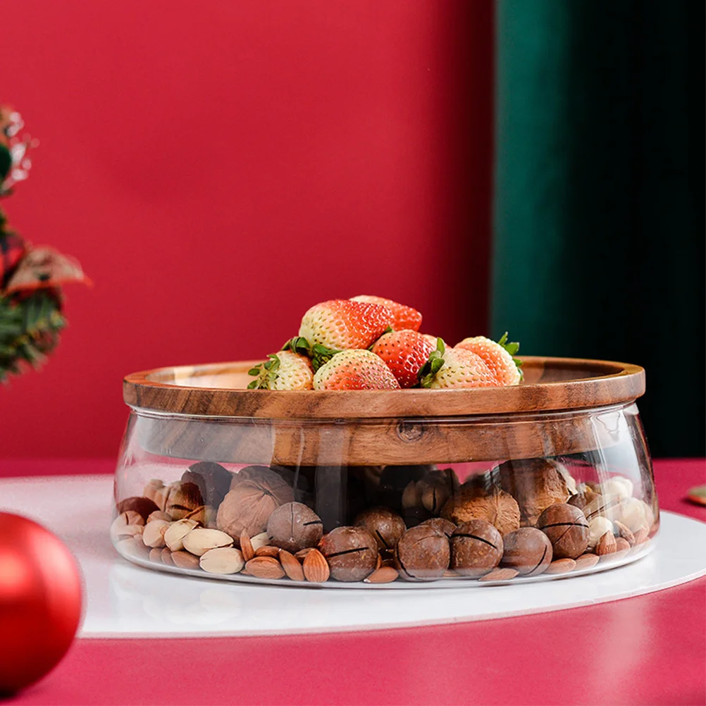 

1Pcs Double-Layer Food Storage Holder Healthy Material Multi-Functional Design Love Life Tidy Home Fresh Color Options