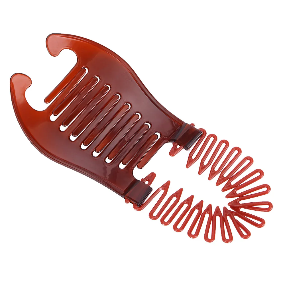 Flexible Interlocking Banana Combs for DIY Ponytail  Hair Accessories for Women