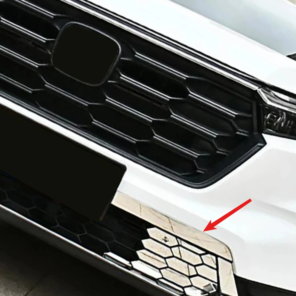 

Для Honda CR-V 2023 2024 2025: Накладки на нижнюю решетку радиатора из нержавеющей стали, рамки для нижних решеток, автомобильные аксессуары