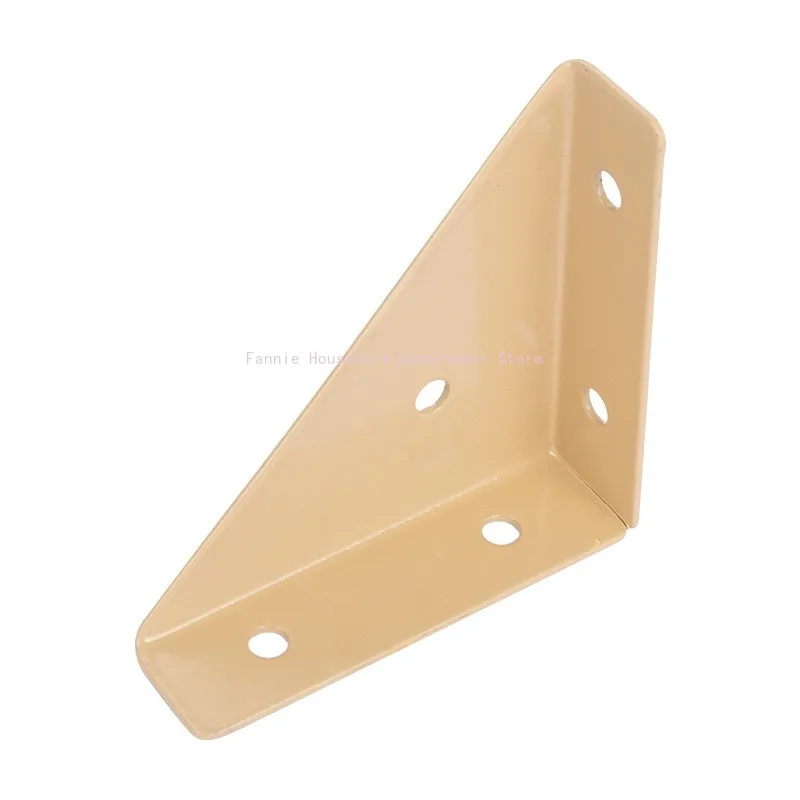 10pcs 90 Degree Right Angle Flat Corner Brace Type Shelf Bracket Heavy Duty Stainless Steel Shelf Supports Joint Angle Shelves