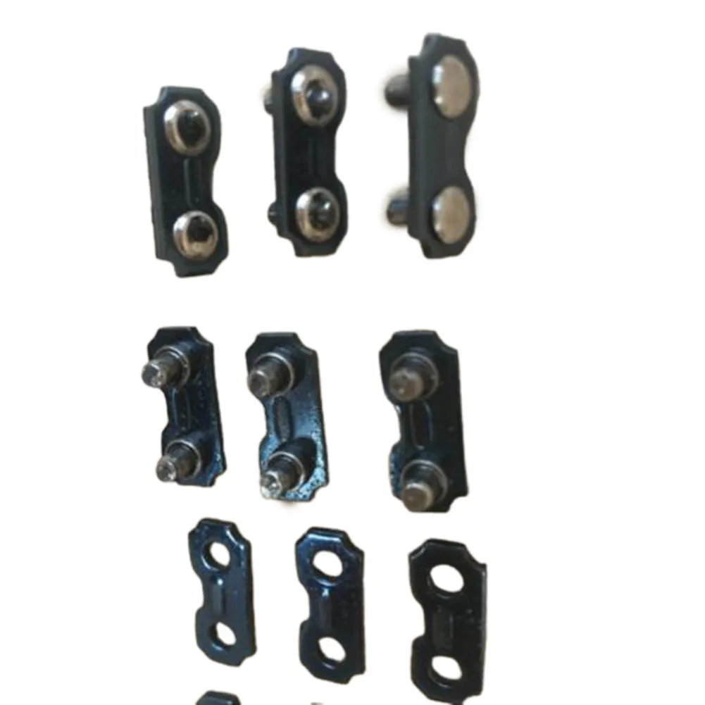 

Chainsaw Chain Link Metal Black Chainsaw Parts Accessories Garden Power Equipment Hot Sale 12pcs 17.4mm X 7.4mm