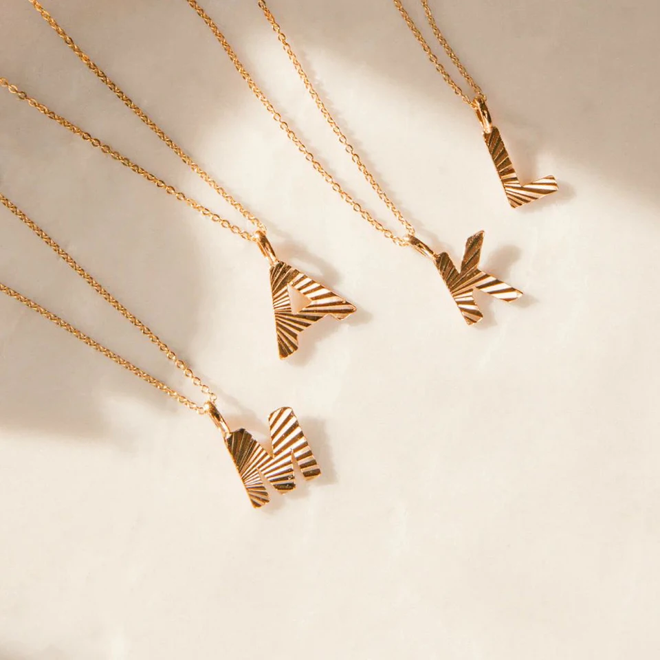 DIY Stainless Steel Necklace for Woman 26 Letters Name Initial Heart Pendant Necklace Accessories Jewelry Wholesale Dropshipping