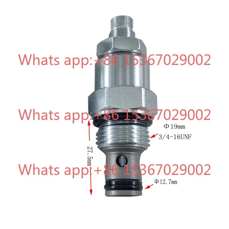 Two-way throttle valve insert valve hydraulic cartridge speed control valve LF08 power