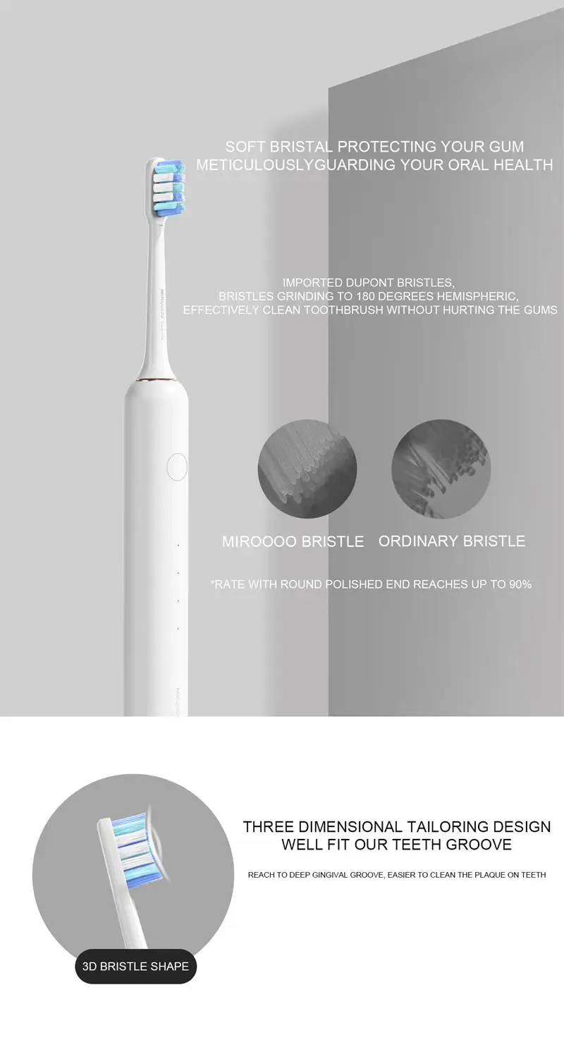 China Factory  Oem Portable Travel Power Tooth Brush Sonic Electric Toothbrush With Heads And Motor Adult