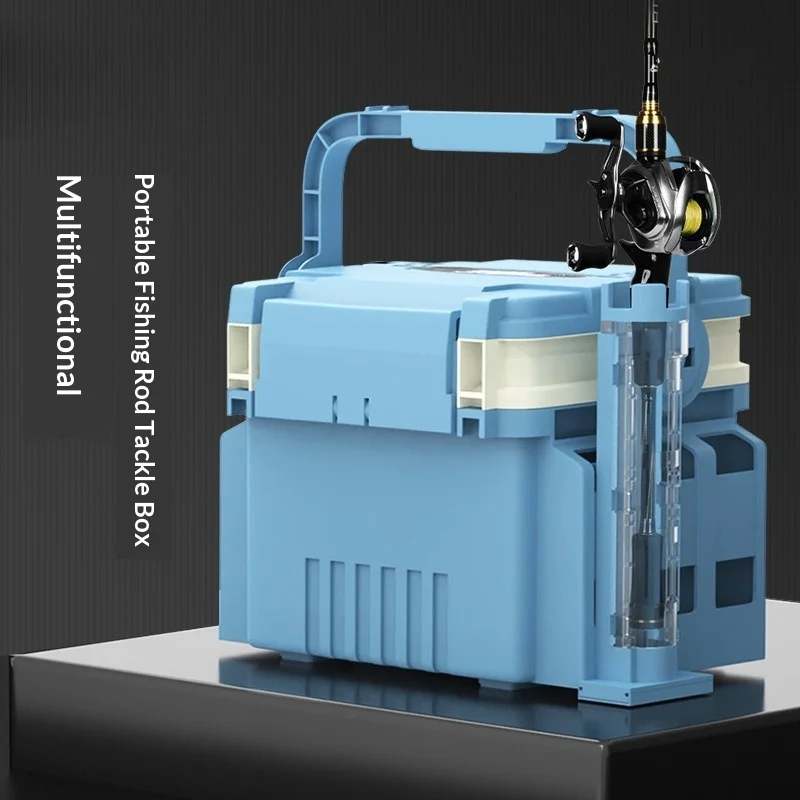 

Коробка для рыболовных снастей, усиленное сверхмощное утолщенное многослойное водонепроницаемое сиденье большой емкости для хранения, морская скальная лодка