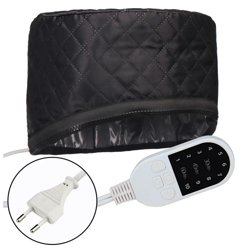 Portable Electric Hair Cap 10-Level Heat Control 3 Timer Settings Thermal Hat For Salon Use Hair Steaming Care