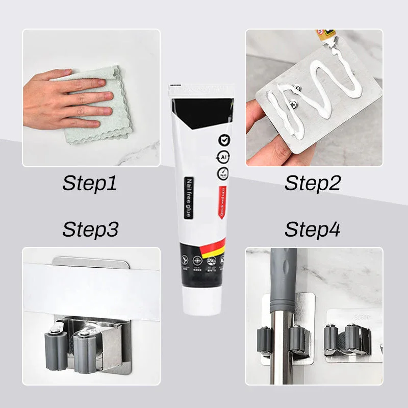 

50ml Quick Drying Waterproof Strong Adhesive All Purpose High Viscosity Nail Free Sealant Fix Glue For Metal Ceramic Strong Glue