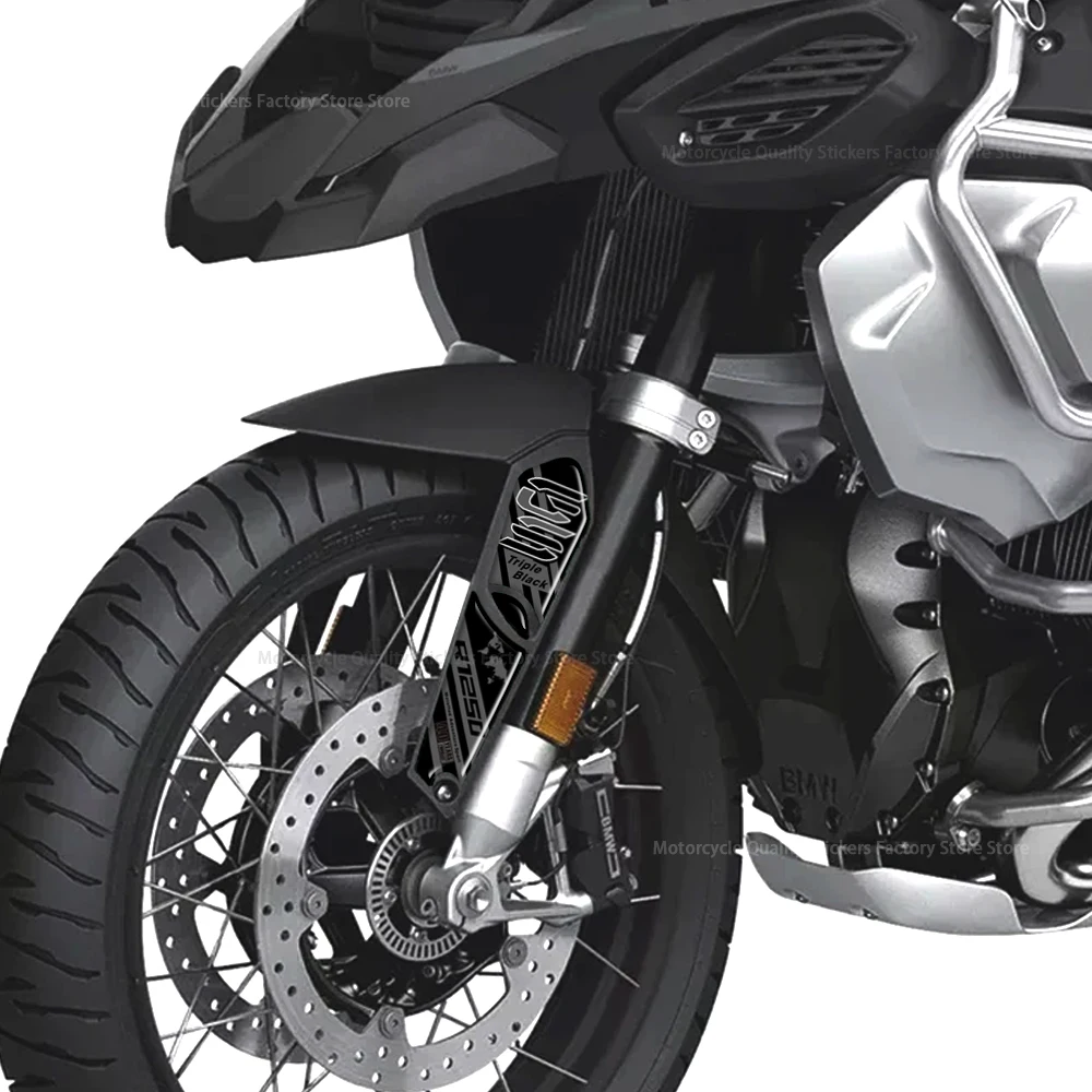 BMW R1250GS R 1250 GS 어드벤처 트로피 2019 2020 2021 2021 2022 2023 3D 젤 스티커 프론트 펜더 데칼 데칼 액세서리