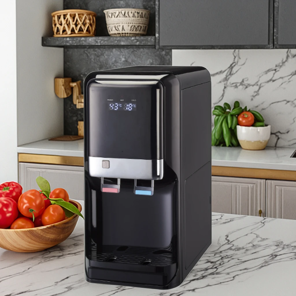Commercial Household Electric Water Purifier Four-Stage Countertop Dispenser Cooling Heating Reverse Osmosis Filter System
