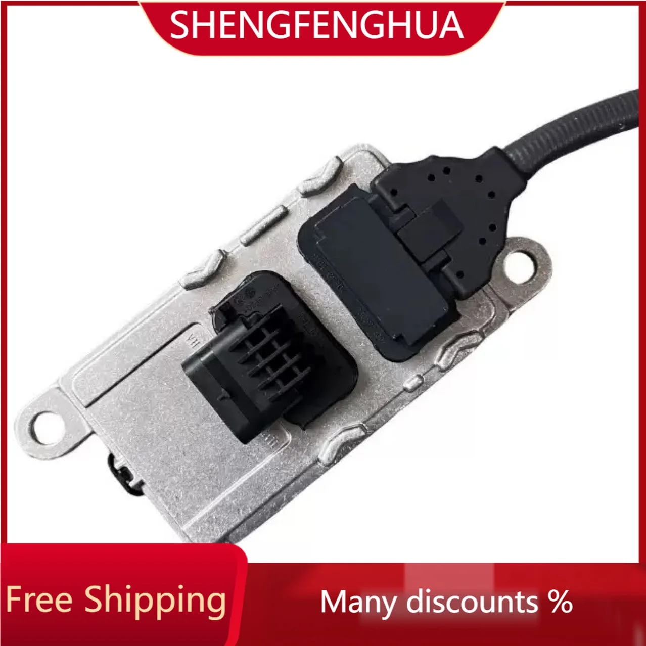 SHENGFENG HUA Free Shipping 5WK97109A For Cummins Jiefang J6 Dongfeng Weichai Yuchai Nitrogen Oxygen Sensor NOx Sensor SHENGFENG