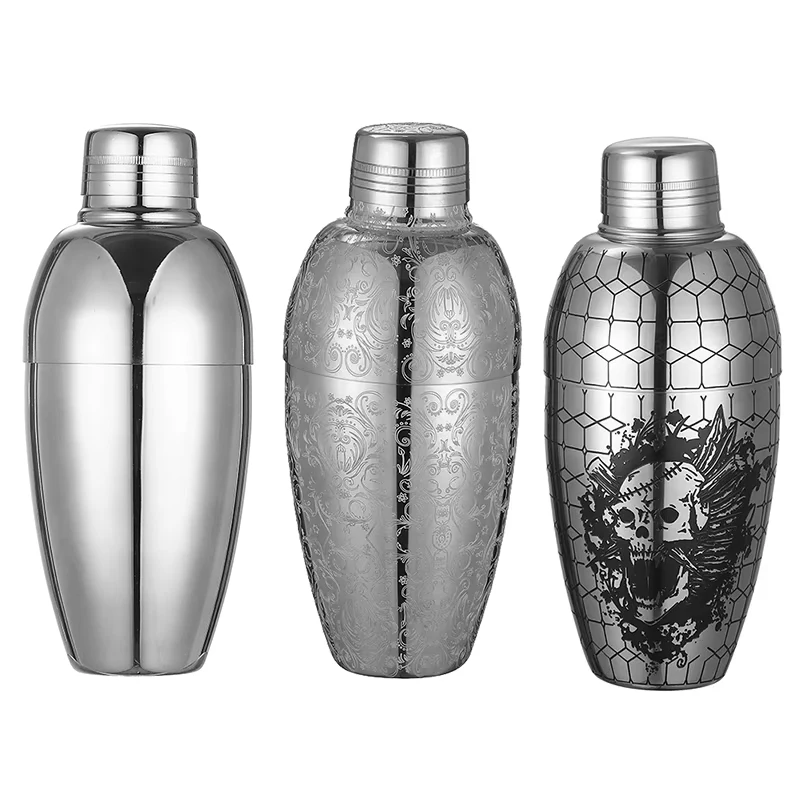 500ml Cocktail Shaker 3 Pieces Vintage Bar Shaker Bar Tools