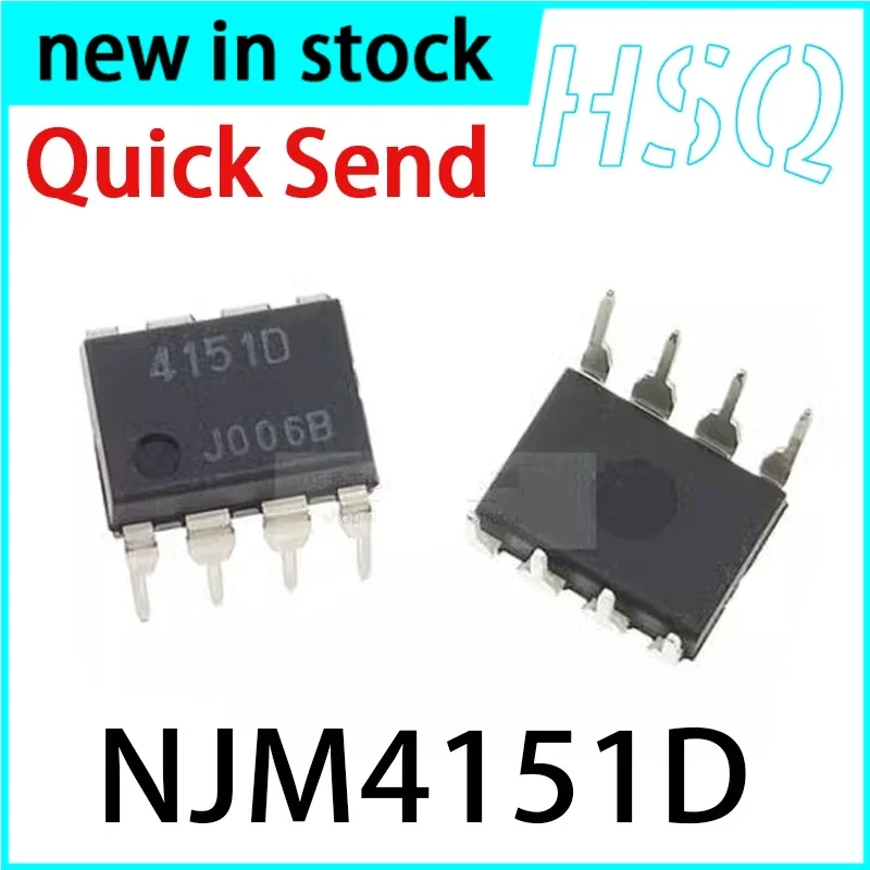 1PCS NJM4151D Brand New 4151D DIP-8 Bidirectional Counter Converter