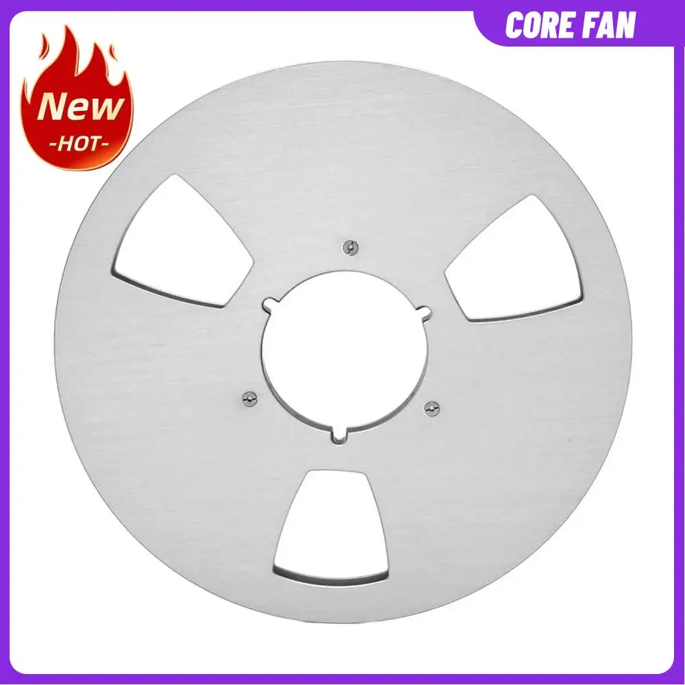 Carrete de cinta en blanco de 1/4 y 10,5 pulgadas, aleación de aluminio para carrete a carrete, grabadora de cinta, pieza de máquina de apertura de repuesto