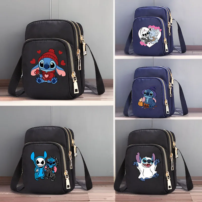 

Cute Stitch Women's Bags Shoulder Bag Cell Phone Purse Bags for Women Female Crossbody Bag Halloween Stitch Lady Bags