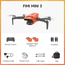 Newest FIMI MINI 3 Rescue Drone 8K Time-lapse Photography 4K/60fps Video 3-Axis Mechanical Gimbal Professional Drone