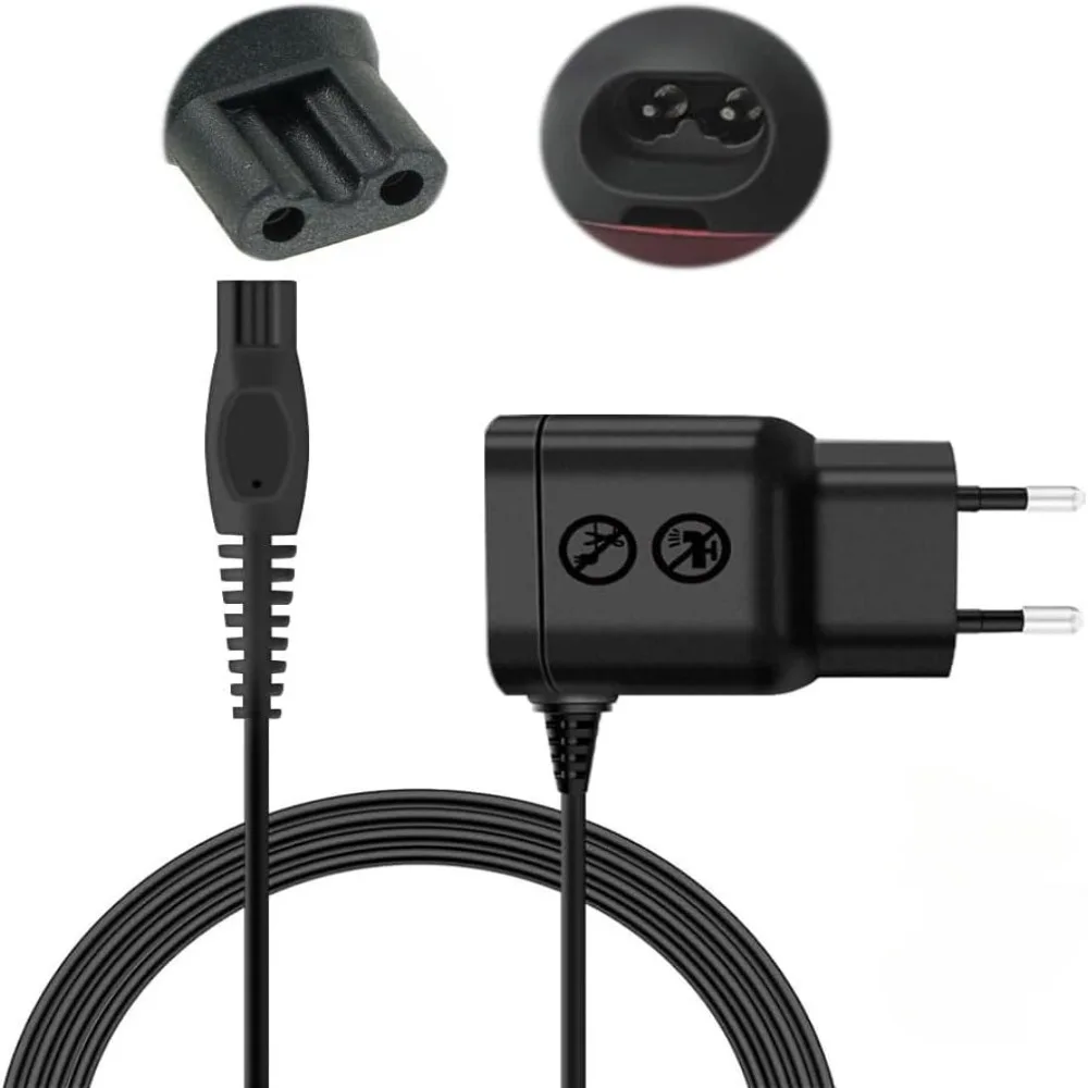 Cargador de 15 V HQ8505 para Philips OneBlade Pro Norelco Serie 3000/5000/7000 QP6510 QP6520 QP6530 MG7720 Adaptador de Corriente