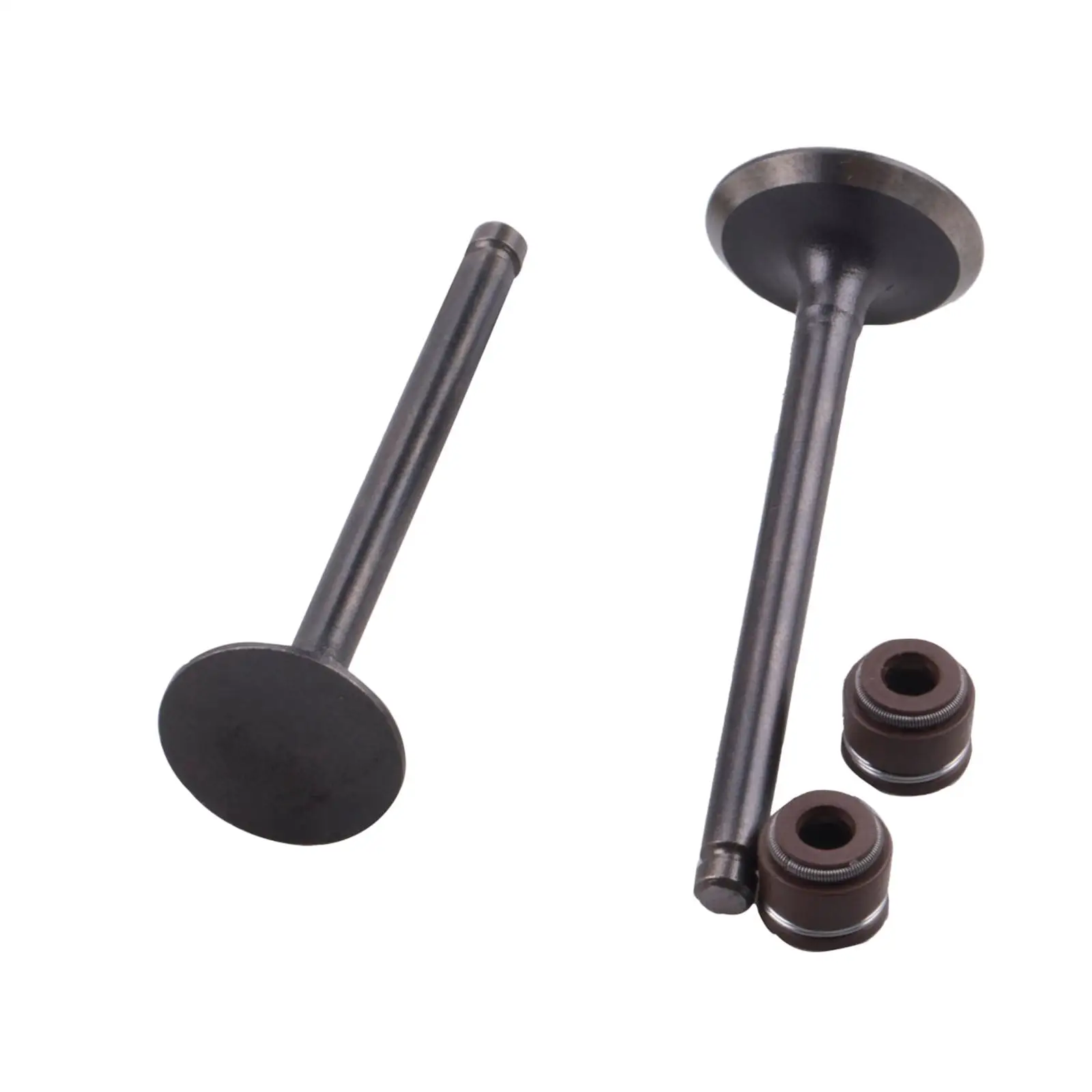 2Pcs Motorcycle Intake Exhaust Valves 23mm Engine Head Intake Exhaust Valve for 50 60 80 100 Motorcycle Replacement Premium