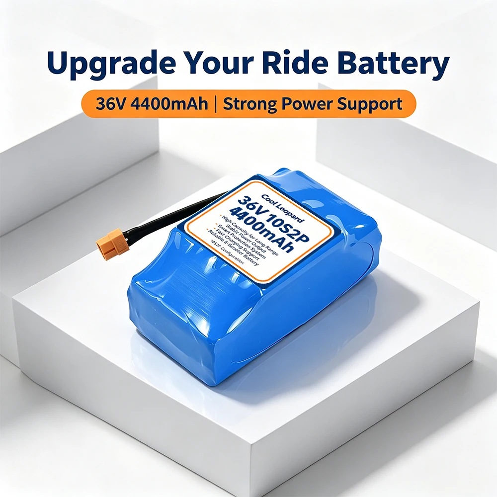 Commute, Cruise, Conquer – Batterie Li-ion 36V 4400mAh 10S2P, NOUVEAU 18650 pour les aventures en trottinette auto-équilibrée et hoverboard