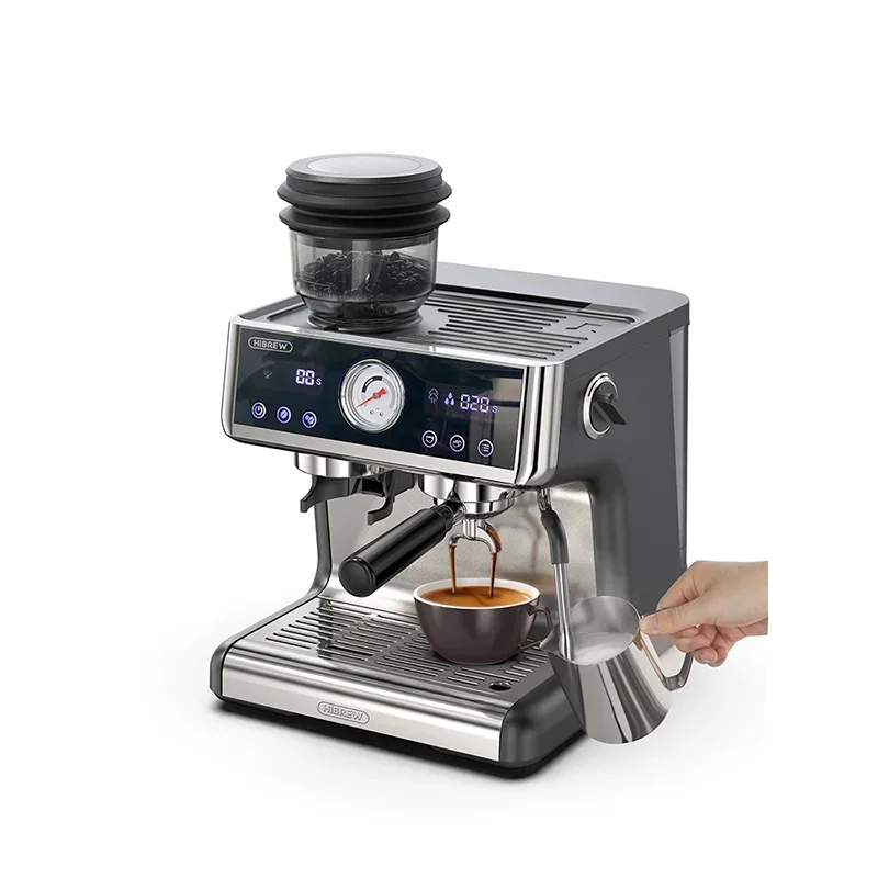 Dual Boiler System Bar Pro 20 Bar Bean to Espresso Cafetera Coffee Machine with Full Kit for Cafe Hotel Restaurant H 7