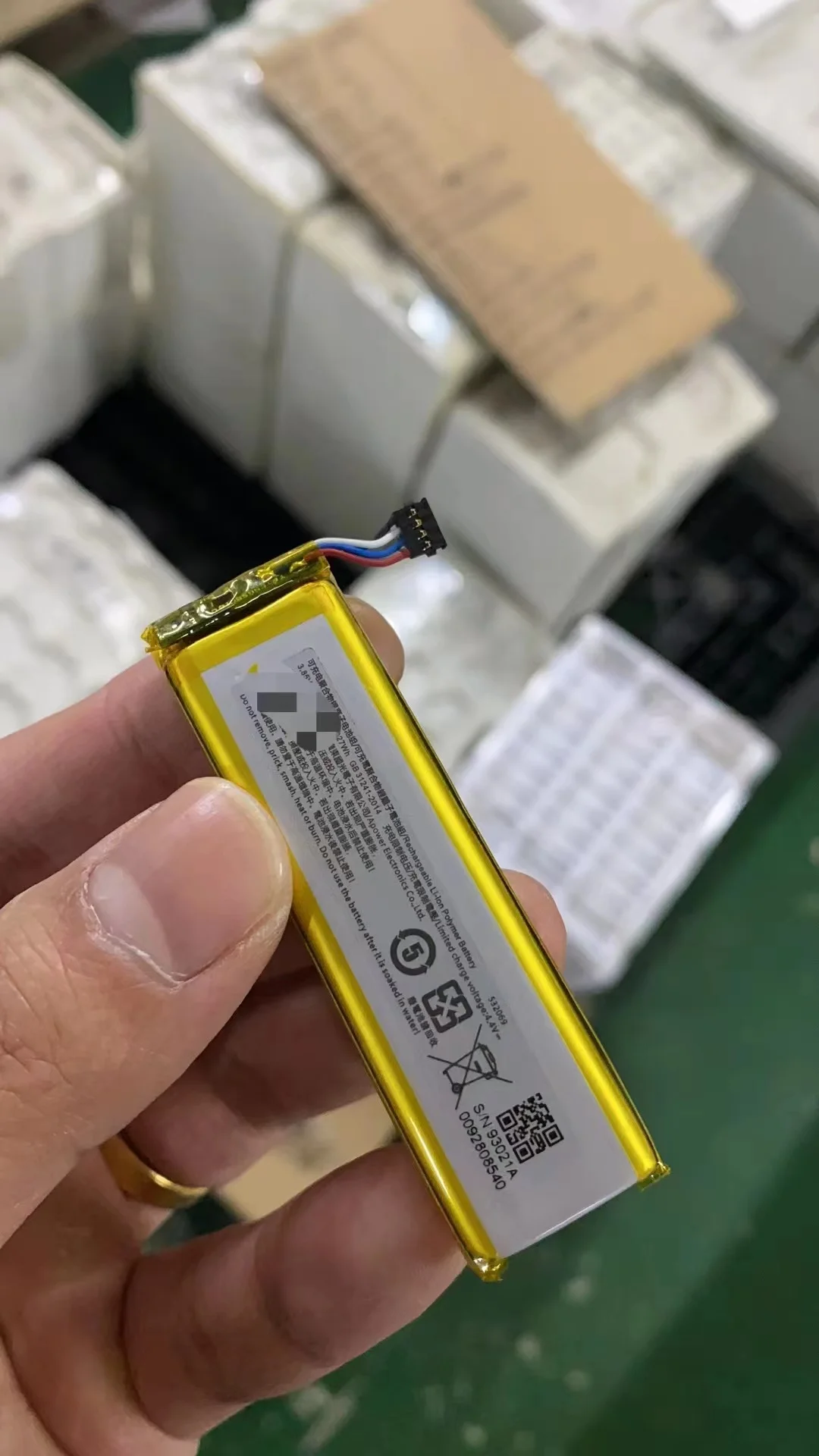 Navigation System 3.8V 532069 Polymer Lithium Battery 950mAh Purifier Foot Capacity Machine Toy Speaker LED Foot