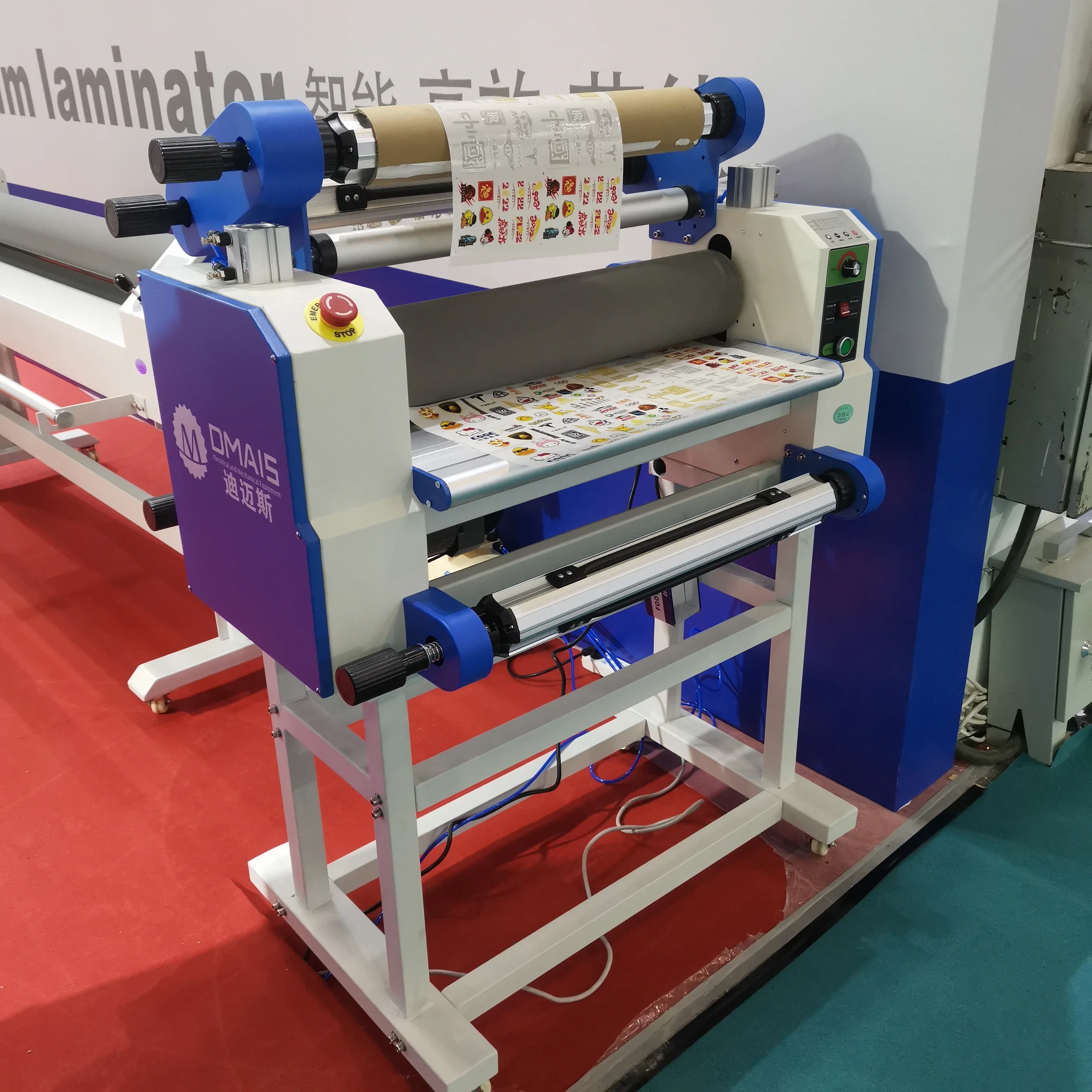 DMAIS 650mm Car Sticker Crystal Sign vinyl film desktop Automatic Laminating machine hot and Cold Laminator for sale