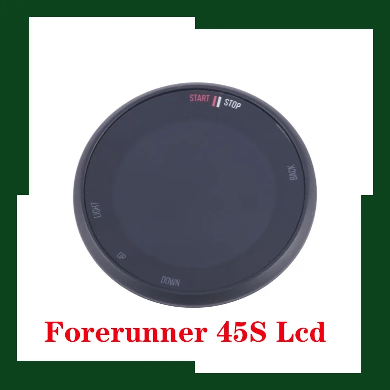 39 mm For Garmin Forerunner 45S Lcd screen with glass display compelet panel GPS smart watch repair replacement