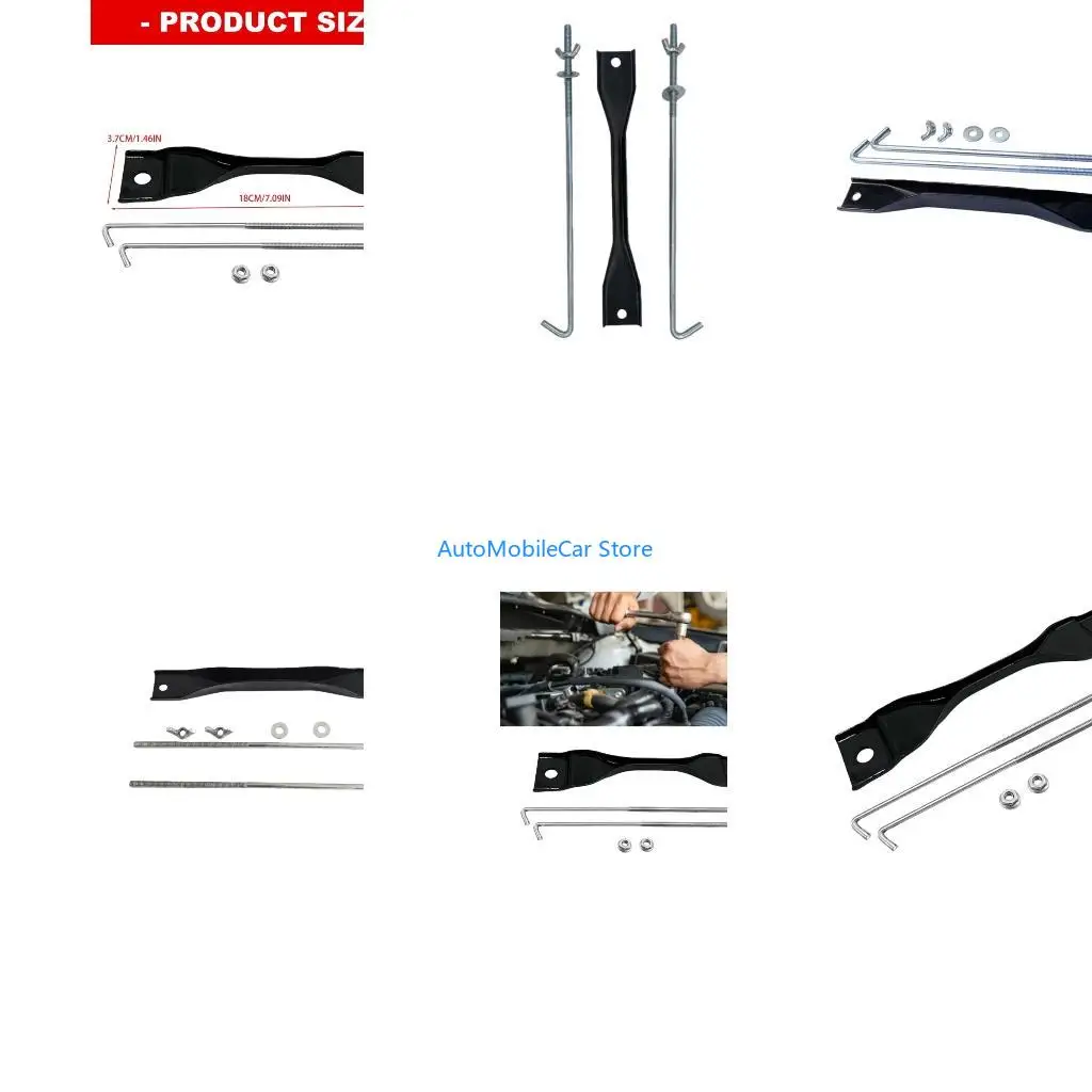 G8TE Universal Battery Mounting Bolt Set For 2007 2011 SUV And 2006 2015 Sedan Strong Metal Material Simple arrange
