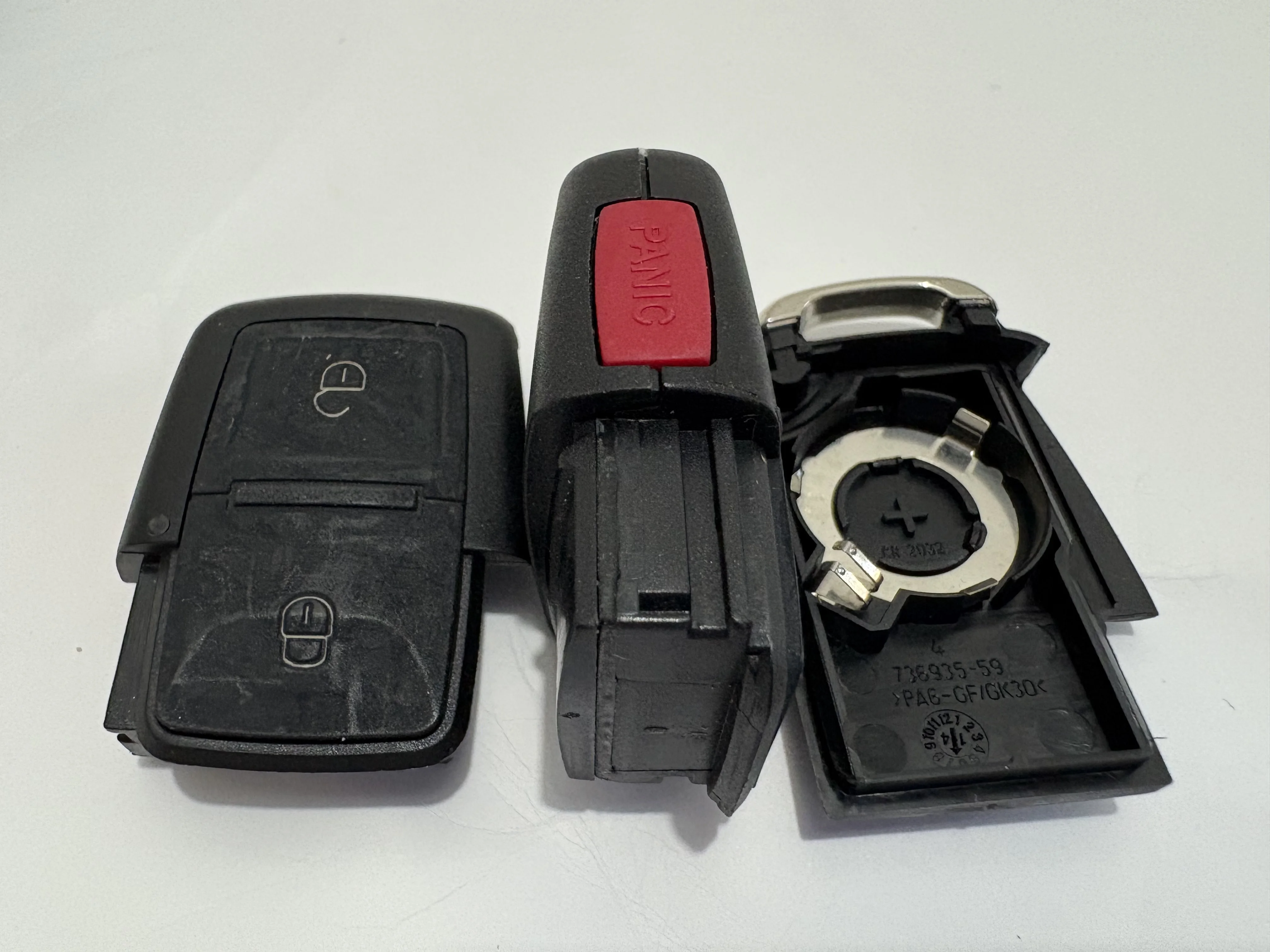 2 2+1 3 3+1 4 Button Remote Key Case Shell No Logo For VW Golf 4 5 Passat B5 B6 Polo Touran For Seat For Skoda Car Auto Blank