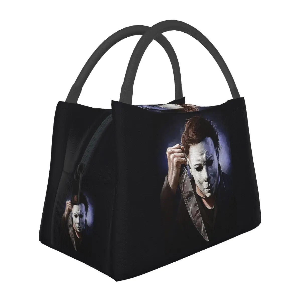 Michael Myers Insulated Lunch Bag for School Bento Storage Food Boxes Leakproof Container Cooler Thermal Lunch Box Tote