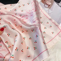 2025 New Fashion 70X70cm Women's Scarf Silk Paisley Print Scarf Square Shawl Decorative Headband Neck Luxury Design Bandana 5