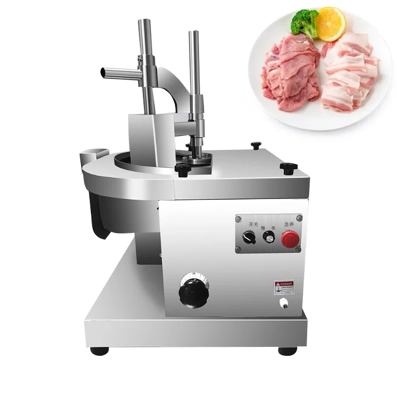 

Многофункциональная зеркальная Коммерческая Машина Для Резки Колбасы хлеба ветчины, зеркальная машина 880 Вт