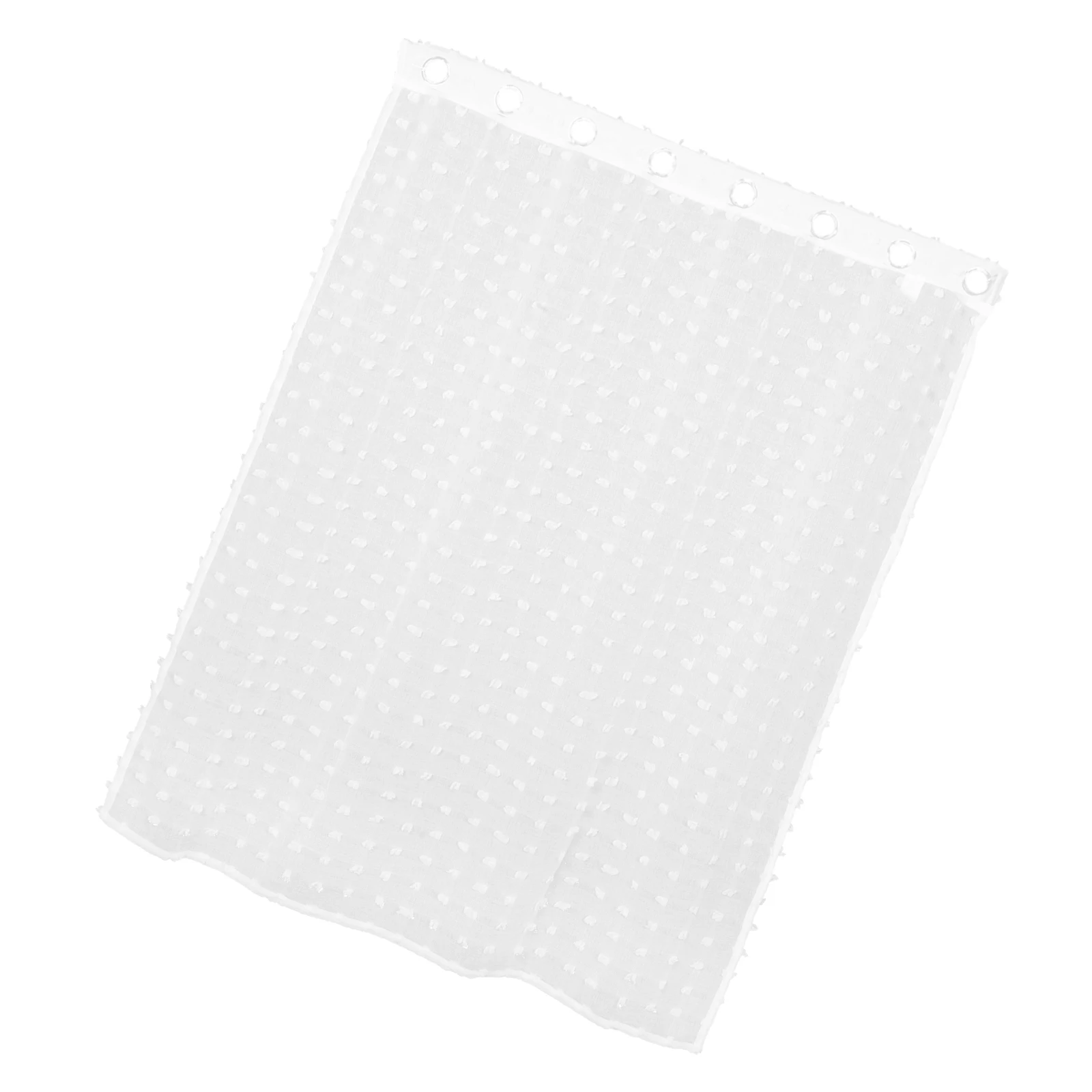 

Sheer Gauze Curtains White Dots Bedroom Window Light Filtering Versatile Use Soft Effect Curtains For Living Room Kitchen Rustic