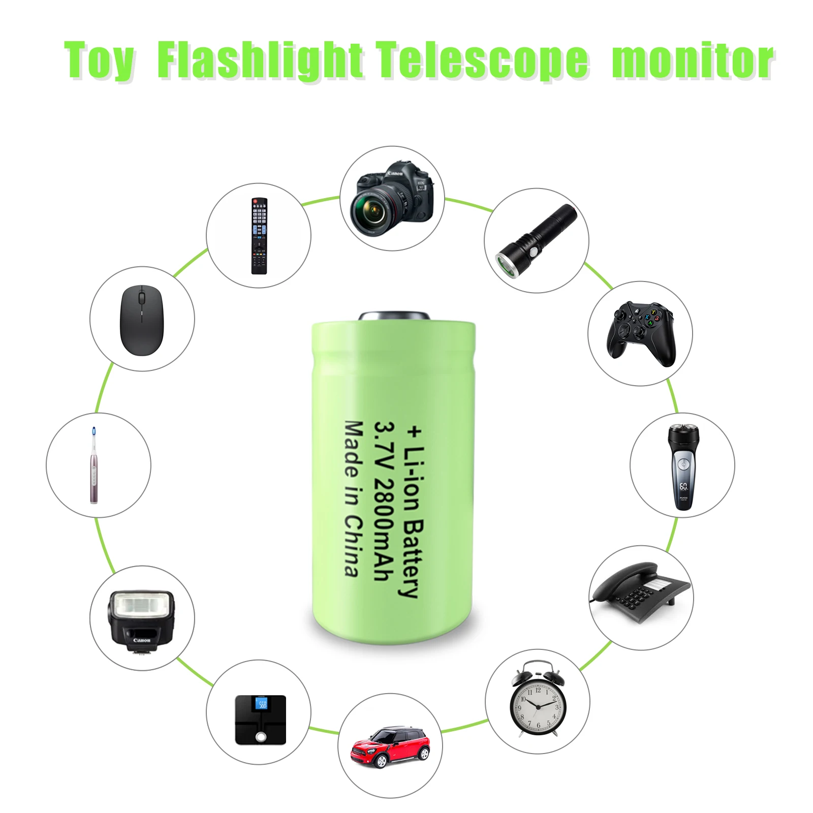 16340 Rechargeable 3.7V Li-ion Batteries 2800mAh CR123A Battery for LED Flashlight Travel Wall Charger 16340 CR123A Battery