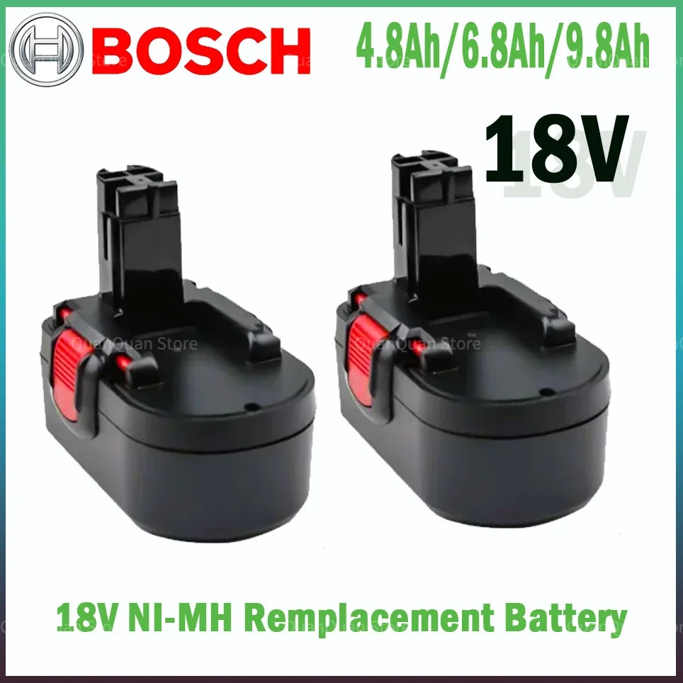 

new original For Bosch 18V 9.8Ah BAT025 Rechargeable Battery NI-MH Power Tools Bateria For Drill GSB 18 VE-2, PSR 18VE, BAT026