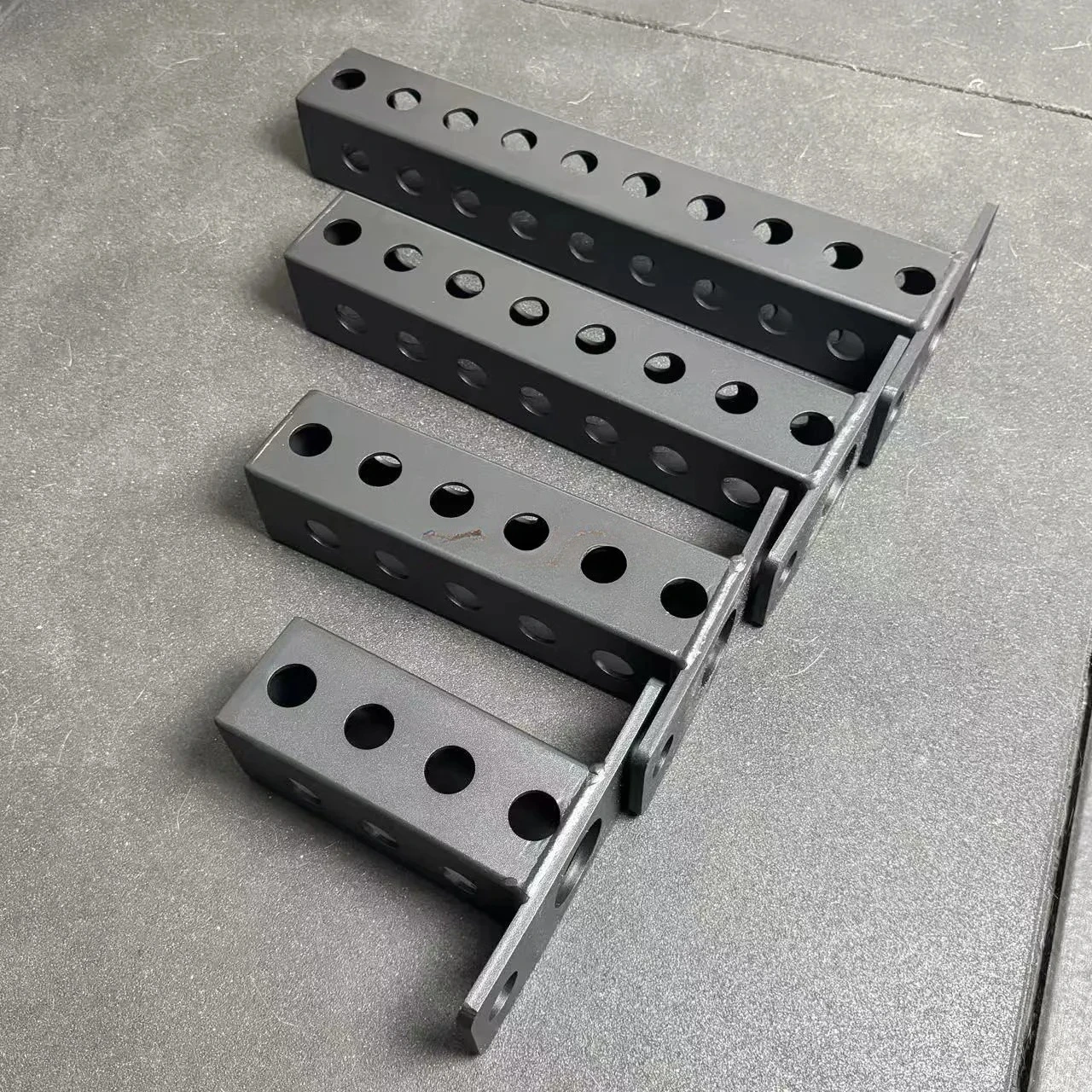 Single Head Beam Storage Accessory For 75x75 Square Tube Squat Stand 26 Opening 50 Hole Design