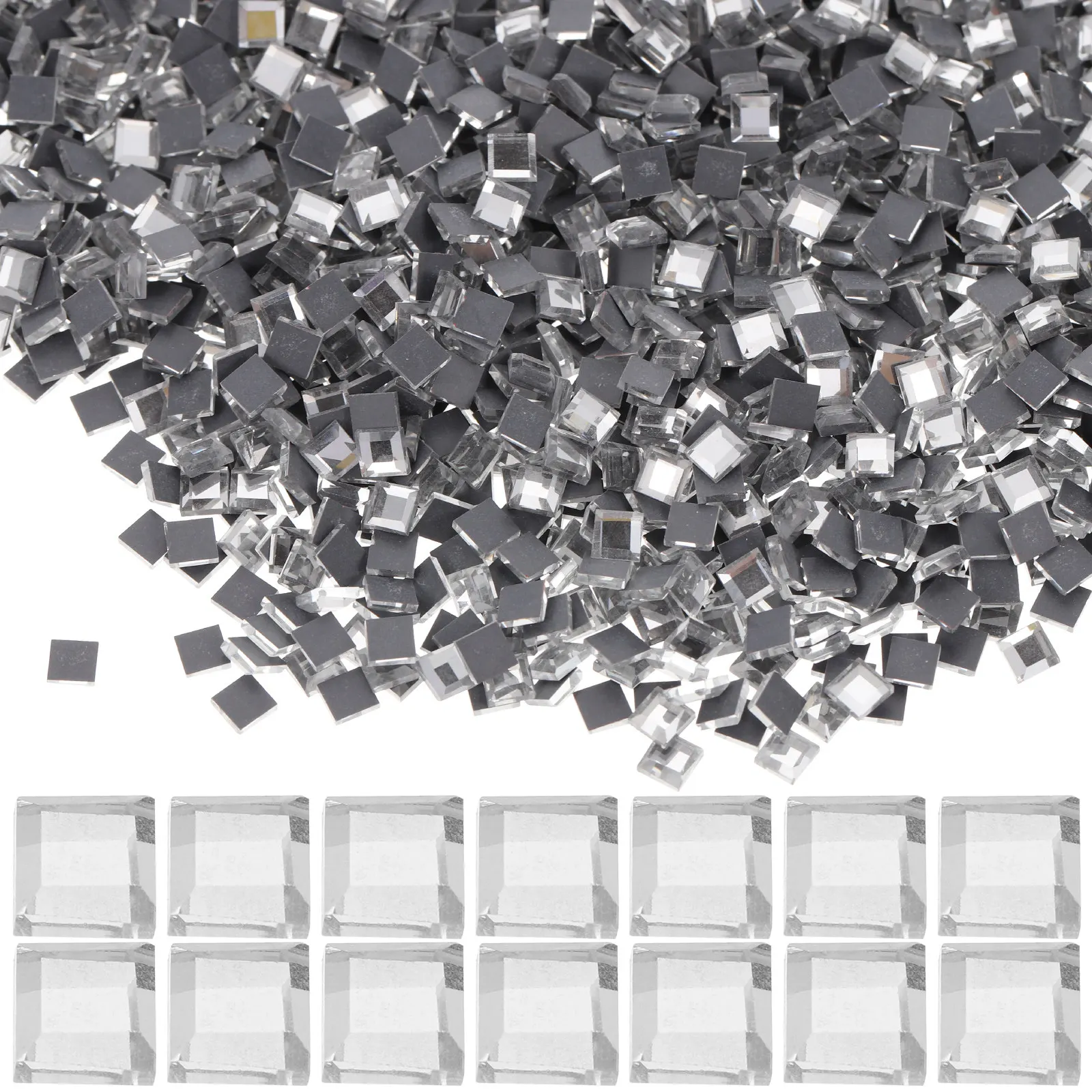 

5000Pcs Mini Glass Mosaic Nail Art Accessories Durable Lightweight Manicure Nail Charms DIY Mini Tiles Small Charm